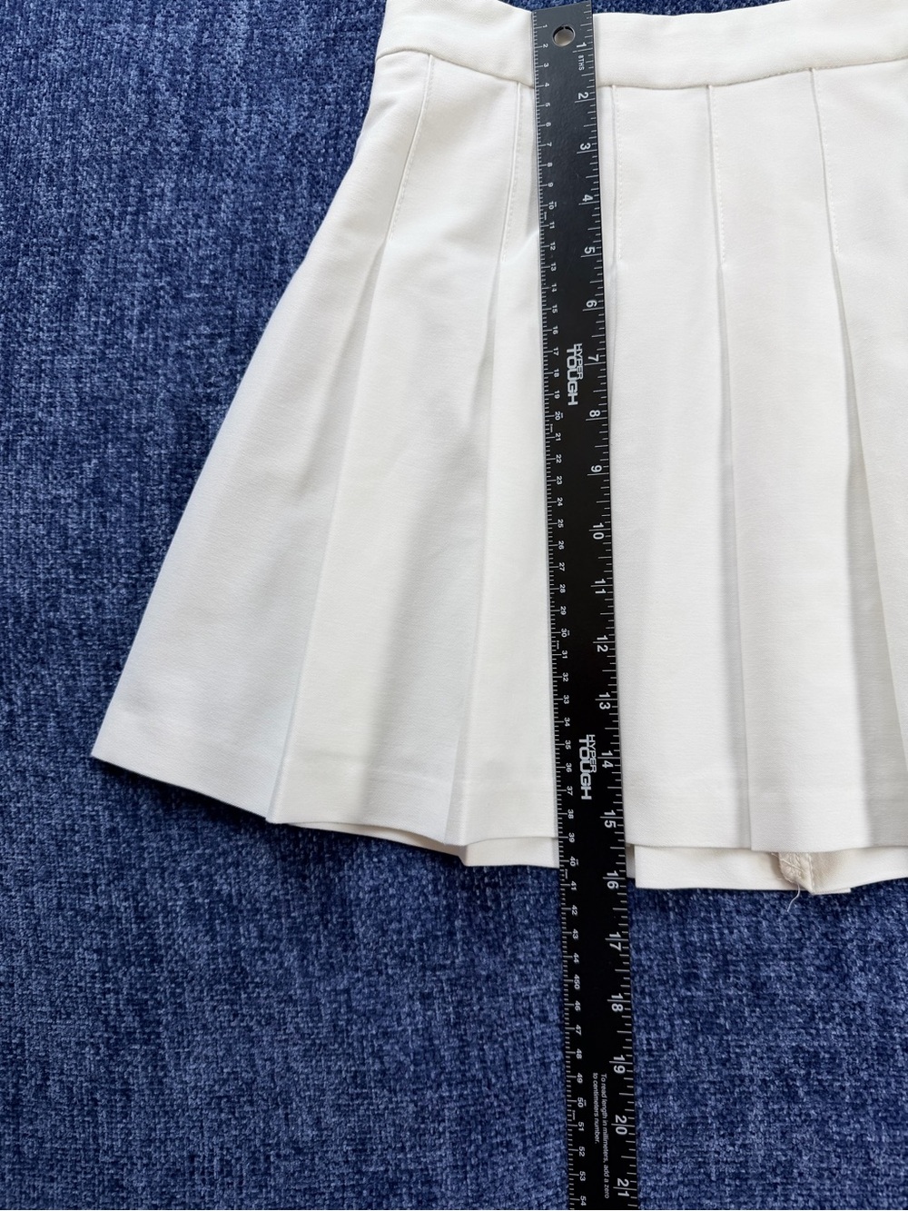 Aritzia Sunday Best White Olympia Pleated Mini Skirt Size 4 - Picture 5 of 9